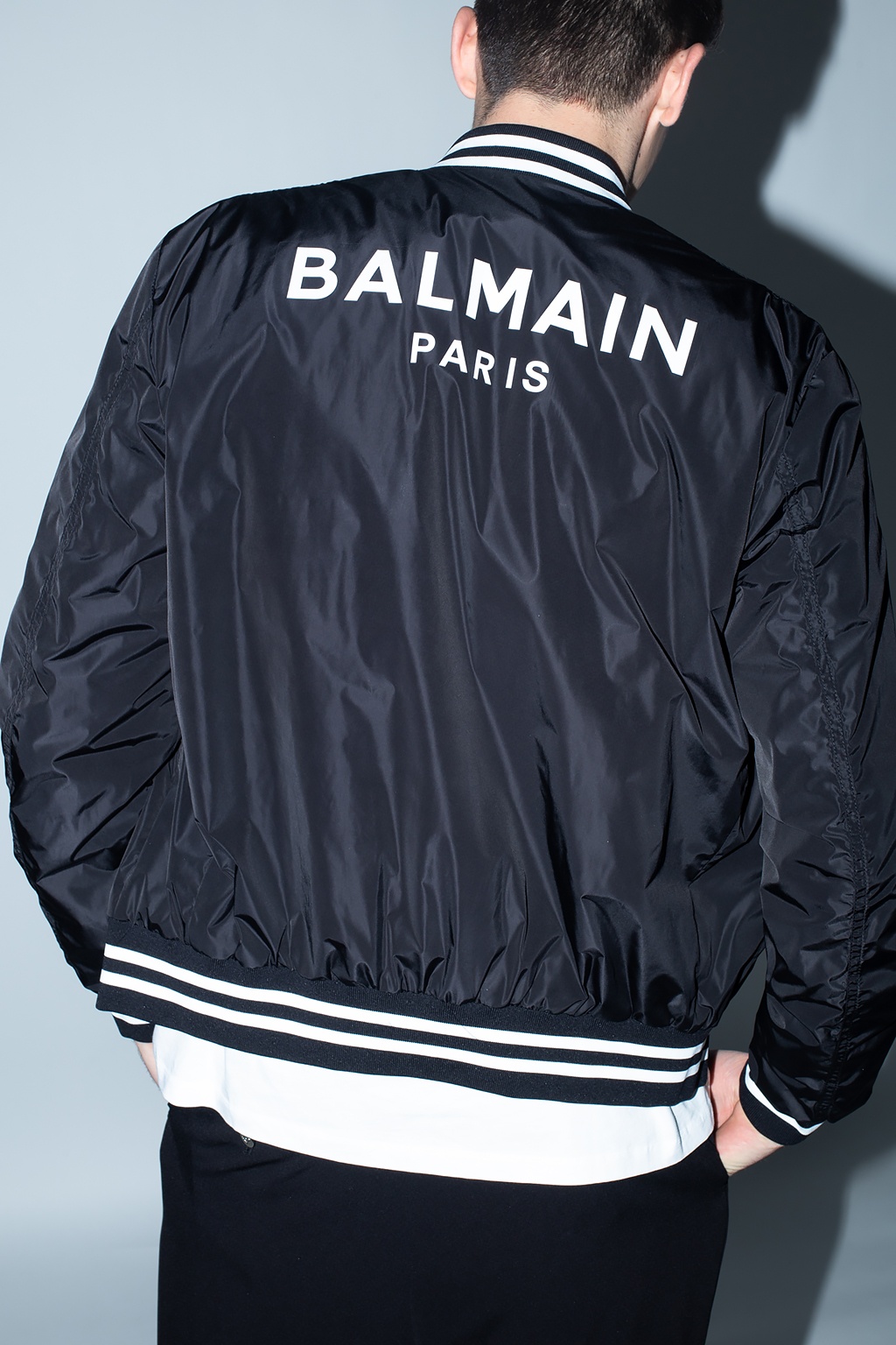 Balmain bomber hot sale jacket mens